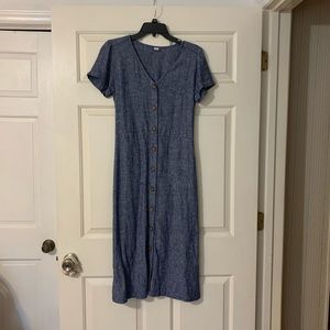 Old Navy denim button up dress